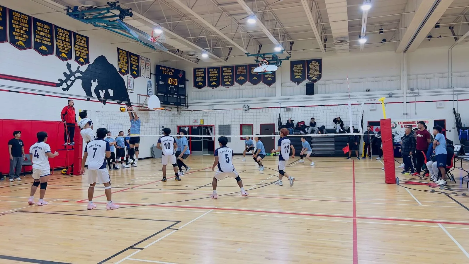 Community at the volleyball competition