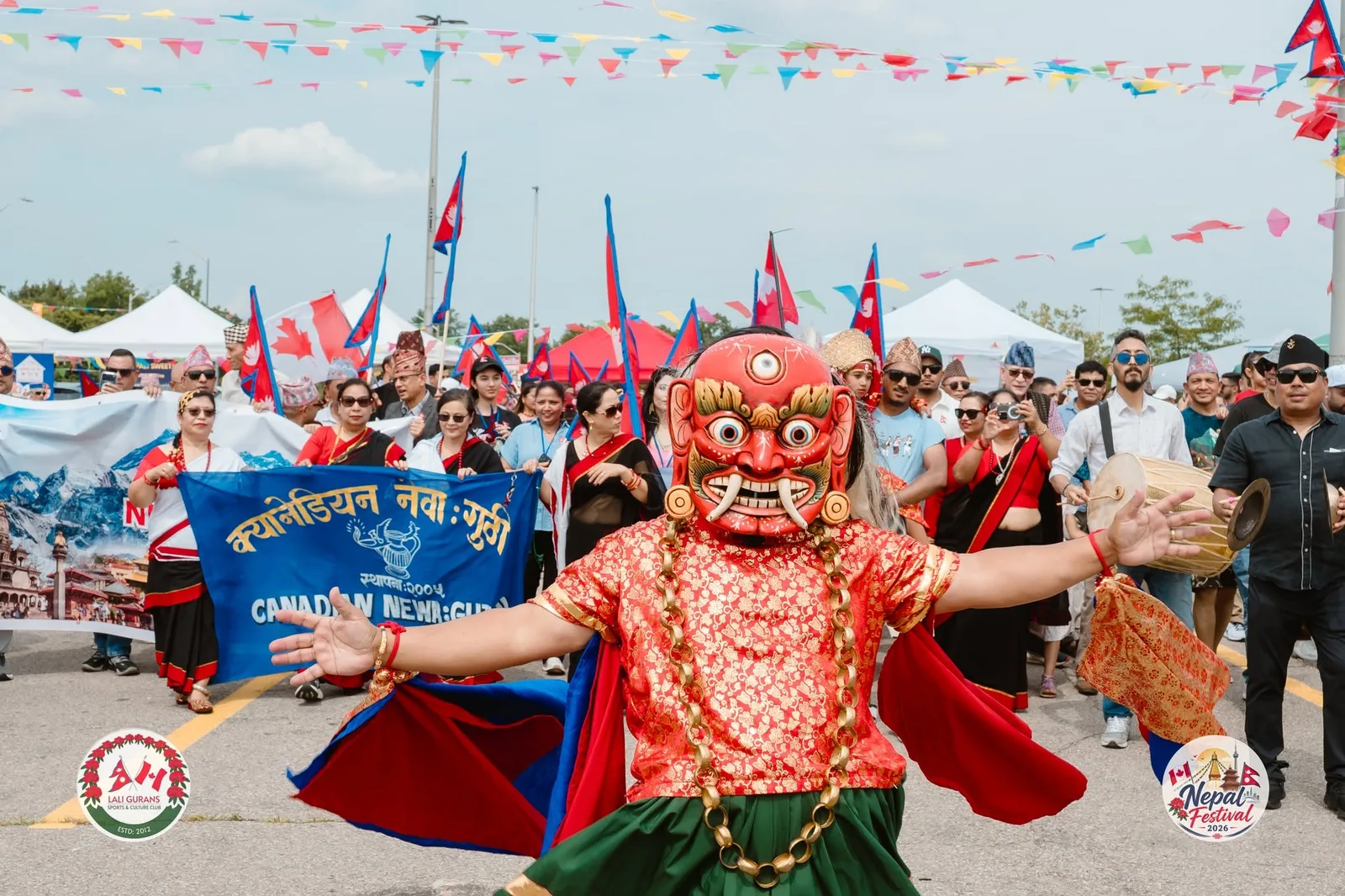 Cultural procession at Nepal Festival